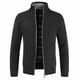 thumbnail image 2 of Chaqueta de punto de manga larga con cuello alto y cremallera para hombre Fridja  BV0+3547, 2 of 3