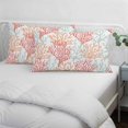 thumbnail image 4 of Red Orange Grey Coral Coastal Standard Pillow Covers,Summer Beach Seaside Nautical Soft Throw Pillow Cases with Invisible Zipper,Decorative Pillowcase Pillows Protectors for Sofa Bed Chair 20"x26", 4 of 9