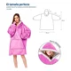 thumbnail image 4 of Sudadera Cobija Bluelander con Capucha, Manta Térmica, Unitalla, Lila, 4 of 4