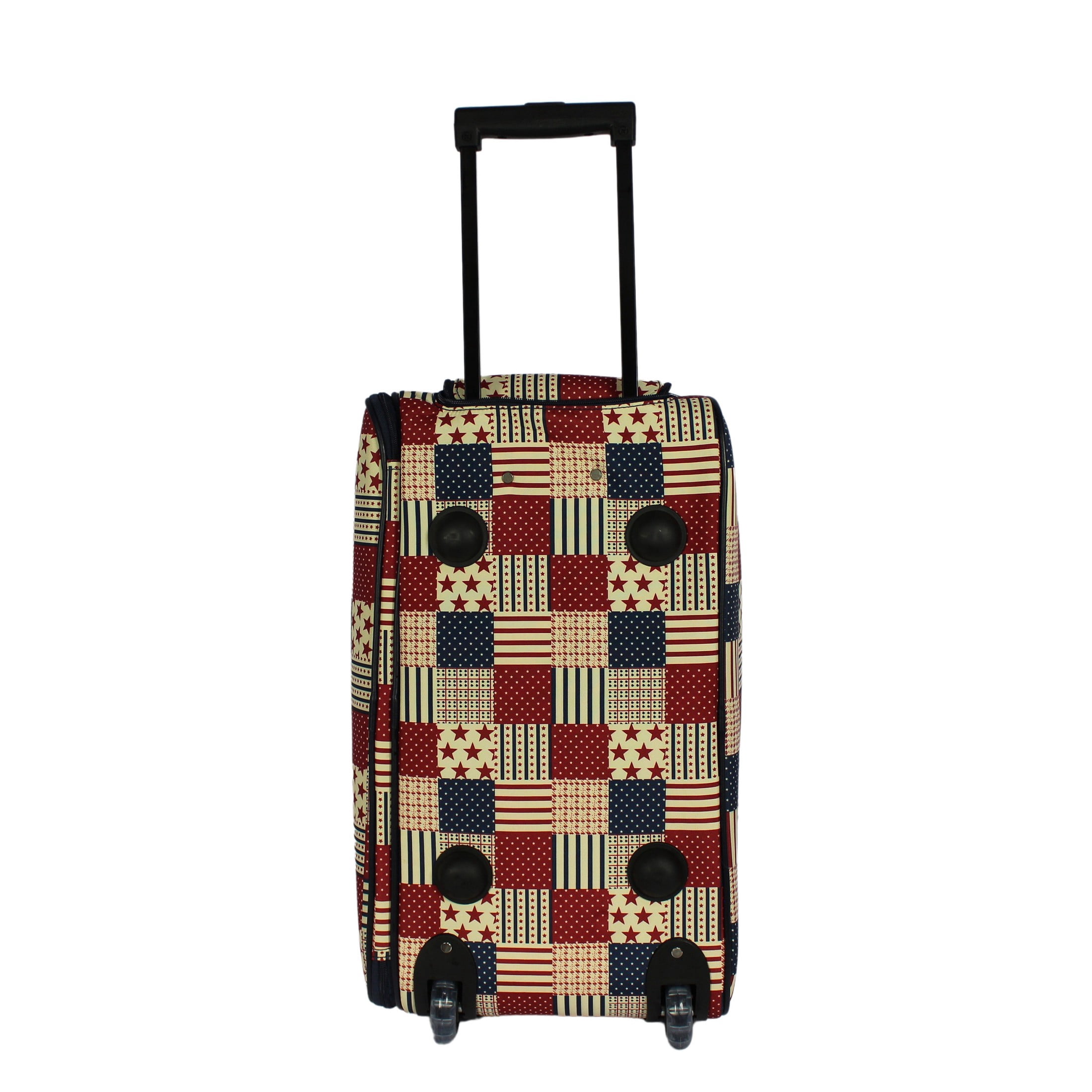 CalBags Classic Prints 21-Inch Carry-On Rolling Duffel Bag - Flag