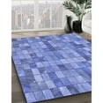 thumbnail image 3 of Ahgly Company Machine Washable Indoor Rectangle Transitional Denim Blue Area Rugs, 4' x 6', 3 of 7