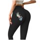 thumbnail image 2 of Gibobby Pantalones mujer Pantalones de yoga ajustados a la cadera para yoga(Negro， L), 2 of 5