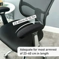 thumbnail image 3 of MODANU 1 Pair Office Chair Arm Armrest Covers Stretchable Slipcover Protector Sleeve for Computer Gaming Desk Rotating Chairs Easy Install & Clean, Comfortable, Matt Black, 3 of 7
