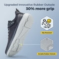 thumbnail image 4 of FitVille Men's Slip-resistant Wide Fit Walking Shoes With Arch Support Outsole All Day Long Comfort Thick-Sole Shoes, 4 of 6