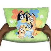 Bluey and Family Squishy Toddler Pillow, 12x15, Green