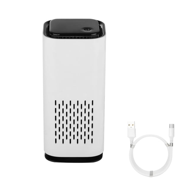 Bewildely Removedor de polvo de olor de filtro de aire de escritorio portátil USB para coche de dormitorio de oficina en casa Suministros de limpieza para el hogar No.01 Bewildely HA001039-01B
