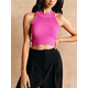 thumbnail image 2 of Blusa Crop Cuello Halter Canale Diseño Elegante y Comodidad, 2 of 5