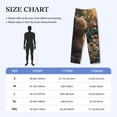 thumbnail image 4 of Bixox Men's Sunshine Butterfly Flower Bear Patterned Pajama Pants with Pockets Lounge Clothes for Home, 4 of 5