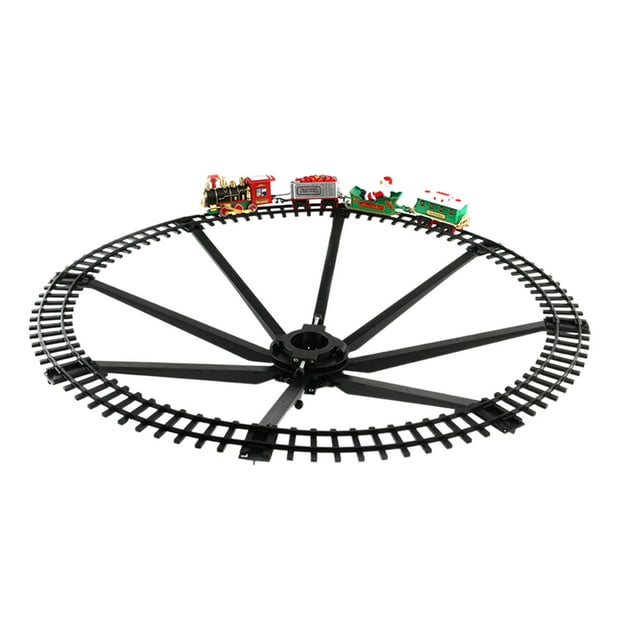 Christmas Train Set Electric Toy Track For Tree Decor Santa Claus Music Action Holiday Decorations For Home Party Festive Gatherings Kids Entertainment Xmas Decor