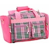 Rockland Bel-Air 18" Carry-On Tote Duffle Pink-Cross