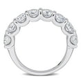 thumbnail image 5 of Created Forever Women's 3 CT Lab Created Diamond 14K White Gold Semi-Eternity Ring (G-H, VS1-VS2), 5 of 8