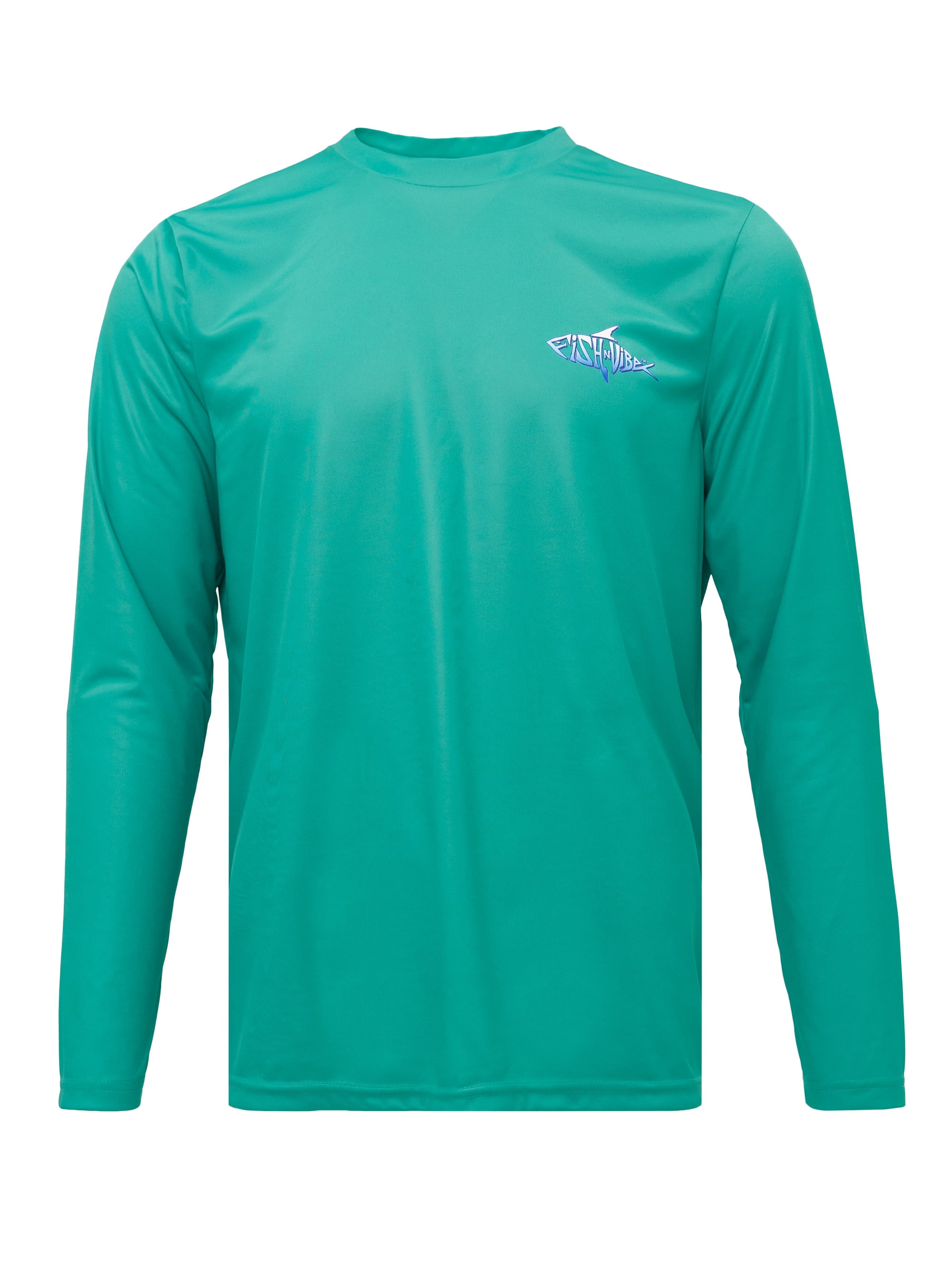Fish n Vibe Men's Long Sleeve Sun Protection Performance Fishing Tee