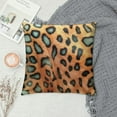 thumbnail image 2 of Shangniulu Square/Rectangle Leopard Animal Printed Stuffed Cushion Short Plush Stuffing Throw Pillow Insert for Bedroom Sofa Couch Chair Back Seat Pillowcase, 2 of 5