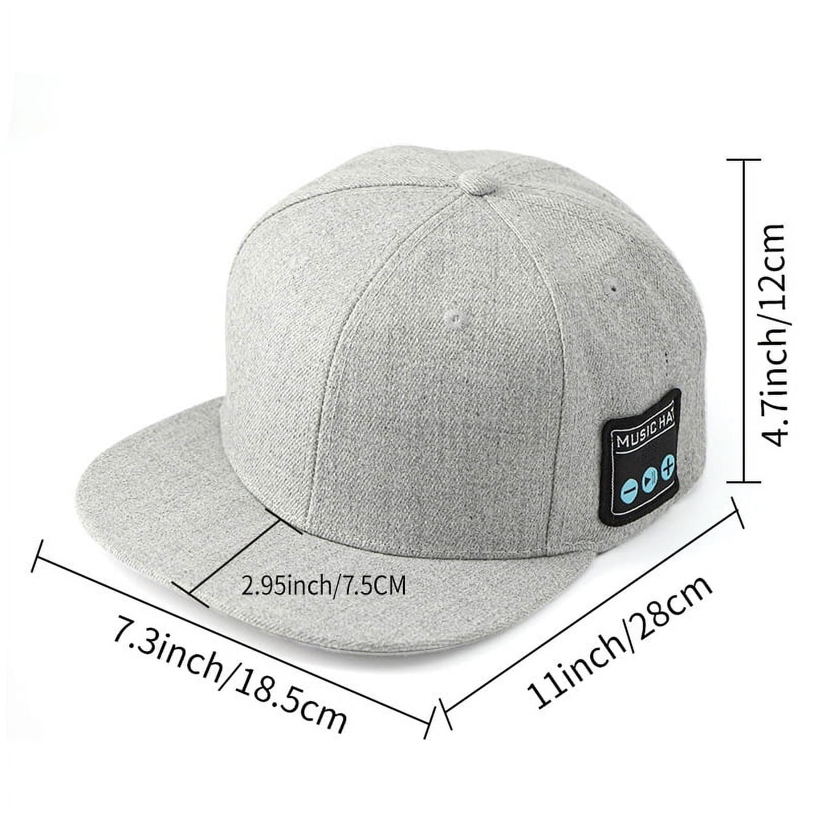 Wireless speaker hat Bluetooth 5.4 dual speaker outdoor sports music playback duckbill hat,Black,Bluetooth 5.4,YX2-B