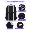 thumbnail image 4 of KKLDOGS 3PCS Backpack with Lunch Box Set, Cute Kawaii Bookbag Backpack Aesthetic Large Laptop Backpack for Friends and families, 4 of 8