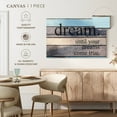 thumbnail image 5 of Elephant Stock Dreams And Ambitions Quotes Wall Art - Horizontal Canvas Wall Art - Living Room Wall Decor - Inspirational And Typography Canvas - Blue And Black Decor - 39" x 26", 5 of 8