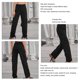 thumbnail image 5 of Pantalones Cargo para Mujer Cordón Lateral Bolsillos Múltiples Color Puro Pantalones Largos Casuales para Uso Diario Negro XXL, 5 of 6