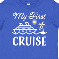 thumbnail image 4 of Inktastic My First Cruise with Cruise Ship and Palm Trees Boys or Girls Baby T-Shirt, 4 of 5