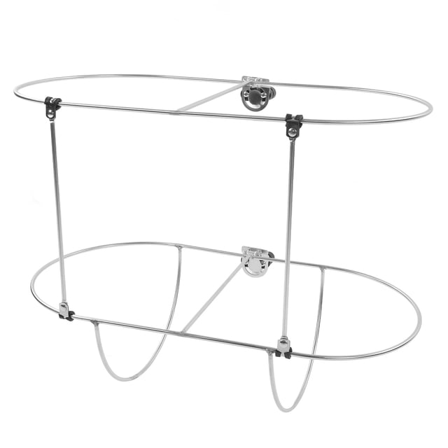 Boat Fenders Holder Rack, Foldable Double Rack Flexible Mount Weather Proof 11.65in Frame Hole For Marine