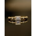 thumbnail image 1 of Japanese Style Luxury 925 Sterling Silver Ring, Princess Square Shape, Exquisite Women's Ring, 1 of 5