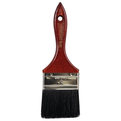 China Bristle Brush, 1/2 In Thick, 2 In Trim, Black China, Wood Handle | 1 Box of 12 Each