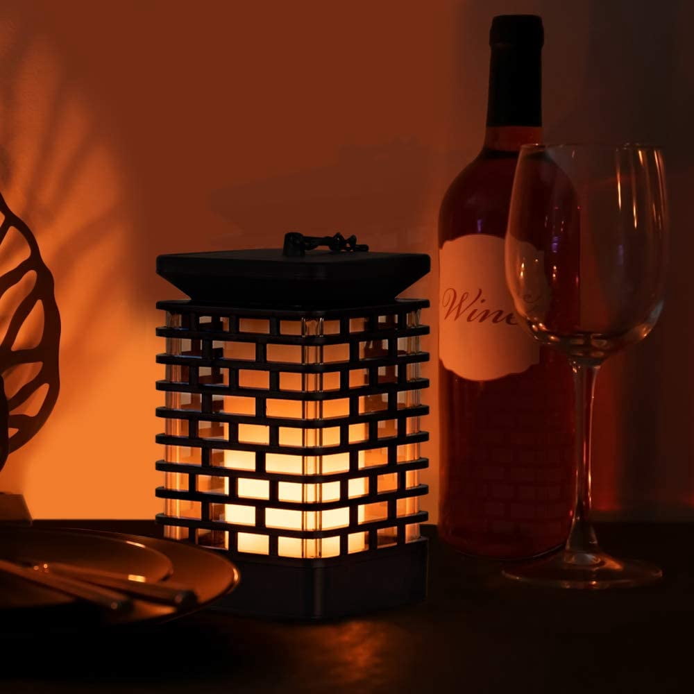 Solar Lantern Light - Solar Light Outdoor Hanging Lanterns Lights Powered Waterproof Umbrella Lanterns Path Lights for Garden Patio Yard - 2 Pack