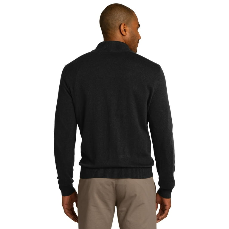 Port Authority Men's 1/2Zip Sweater - Walmart.com