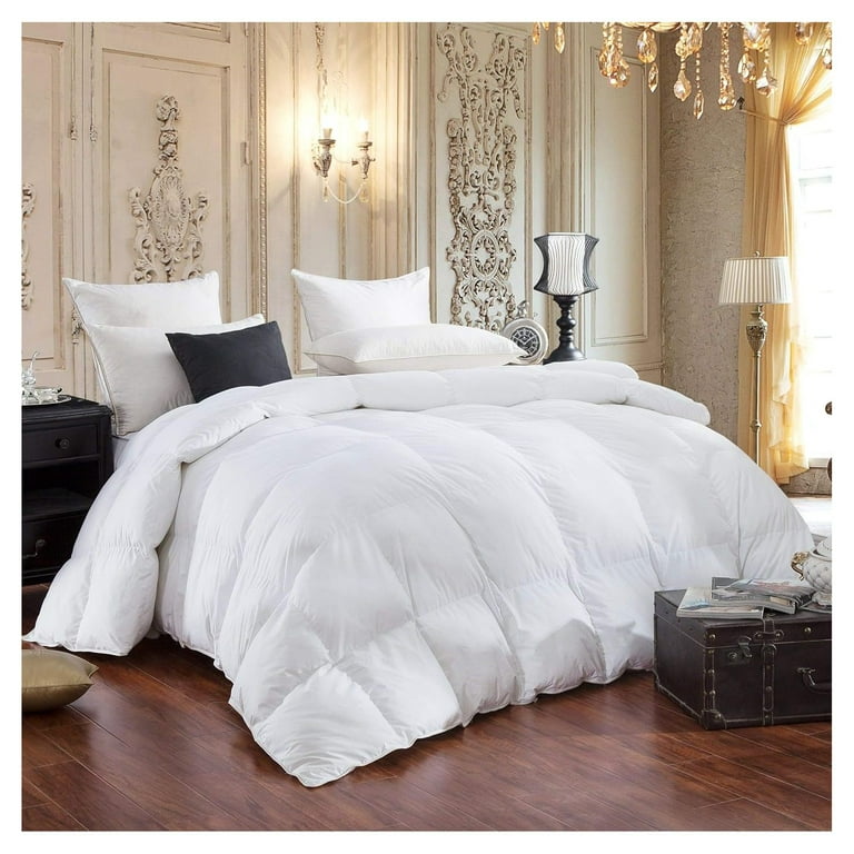 Shadiya Square Quilted Goose Down Cotton Filling Comforter
