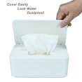thumbnail image 4 of Dispensador de toallitas para pañales SOCOMAN de PVC 19x11x7 cm blanco, 4 of 7