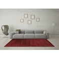 thumbnail image 3 of Ahgly Company Indoor Round Abstract Red Contemporary Area Rugs, 4' Round, 3 of 4