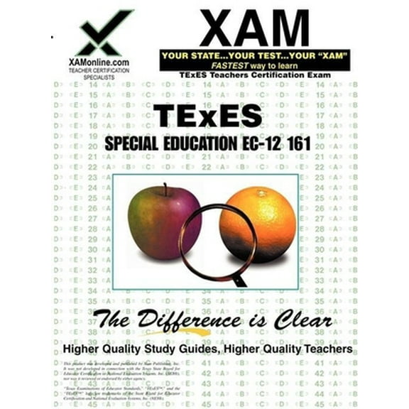 Pre-Owned TExES Special Education EC-12 161 (Paperback) 1581979444 9781581979442