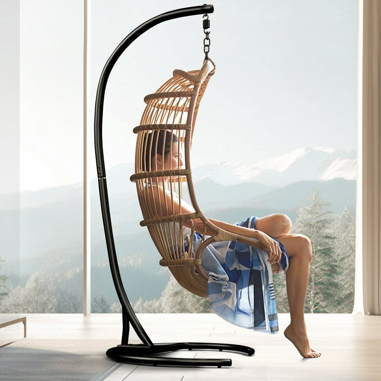 Heavy Duty Metal Hammock Chair Stand for Indoor/Outdoor Use