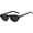 Black/Black, variant on Retro Oval  Eye Sunglasses for Women Men,Trendy Cateye Shades Small Narrow  Sun Glasses UV Protection