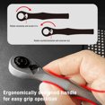 thumbnail image 4 of Hex Ratchet Screwdriver Bit Set, Precise Engineering Ratchet Wrench Screwdriver Bit Set with 23 Bits for Car Electronic Mechanical Maintenance, 4 of 7