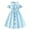 ZB-Blue8, variant on KAOOCXU Children Dress Girl Toddler Summer Floral Long Dresses For Older Kids Elegant Chiffon Dress（3-13Y） Streetwear Outdoor Activities Sundress