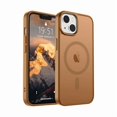 thumbnail image 1 of Chenchen Magnetic for iPhone 14 Case & iPhone 13 Case (Compatible with MagSafe)(Military Grade Drop Protection) Slim Translucent Matte Shockproof Phone Cover,Brown, 1 of 1