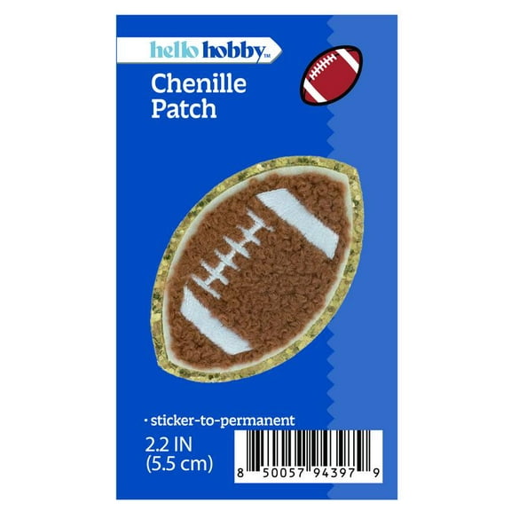 Hello Hobby Chenille Football Patch