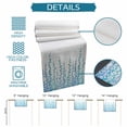 thumbnail image 6 of Blue Table Runner - 72 Inch Long Polka Dots Watercolor Abstract Art Cotton and Linen Blended Dress Scarves Farmhouse Table Runner for Kitchen Dining, Coffee Table, 13" x 72", 6 of 8