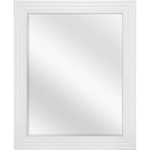 Mainstays Classic Beveled Wall Mirror, 27" x 33" White