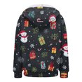 thumbnail image 6 of UngA Womens Christmas Hoodies Oversized Zip Up Hoodie Sweatshirt Fleece Jackets Fall Winter Coats 2025 Fashion Womens Christmas Sweatshirt,XXXL, 6 of 7