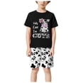 thumbnail image 4 of GXWEA Boy Clothes Boys Clothes Size 6 Boy Clothes Kids Boy'S Summer Outfits Shorts Sleeve Crewneck T Shirt Tops Tees Shorts Sets Boy'S, 4 of 6