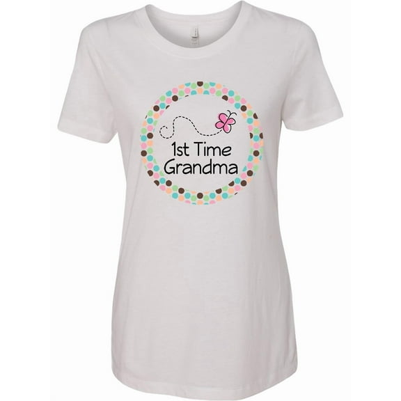 Inktastic First Time Grandma Women's T-Shirt