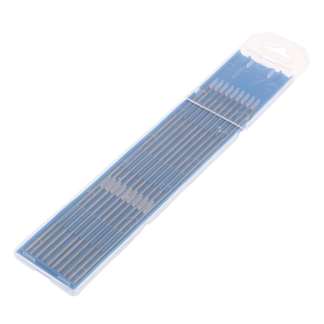 10 unids / caja KUSRKOT varillas de soldadura de Electrodos de tungsteno 1.6x150mm