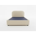 thumbnail image 2 of LASE Muebles Cama Queen Size Marsella Base+Cabecera Velvet Canalé Rosa, 2 of 4