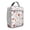 Grey, variant on Reusable Insulated Lunch Box & Bag Set: Starfish Theme Ocean Life Series, Leakproof Soft for Teenagers/Adults, Compact with Pockets for School/Work