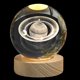 thumbnail image 2 of Fiudx Bola de Cristal Planetaria Brillante, Diseño de Galaxia de Astronauta, Luz Nocturna Rgb Cálida, Lámpara de Noche con Alimentación Usb, Elegante Decoración para El Hogar, Idea de Regalo Única, T, 2 of 4