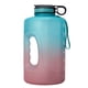 thumbnail image 1 of Greeniant Botella de agua motivacional de 3,78 l con marcador de tiempo, jarras de galón de plástico con pajita, contenedor de almacenamiento para Ropa Deportiva, Zapatos verde rosa Greeniant  OD019764-02B, 1 of 6
