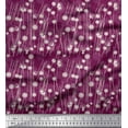 thumbnail image 1 of Soimoi Cotton Jersey Fabric Geometrical Check & Aster Floral Printed Fabric 1 Yard 58 Inch Wide, 1 of 1