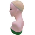 thumbnail image 2 of Busto de maniquí de exhibición de maniquí femenino hombro pa bufanda de peluca Verde Colcomx busto de cabeza de maniquí femenino, 2 of 7
