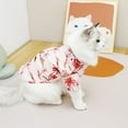 thumbnail image 1 of Pet Floral Shirt Pet Beach Style Clothes For Small Medium-Sized Pet, 1 of 2